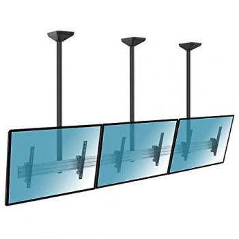 Plateforme de montage Kimex Menu Board 150 cm : support pour 3 écrans 50‑55 (VESA 600×400, 50 kg)