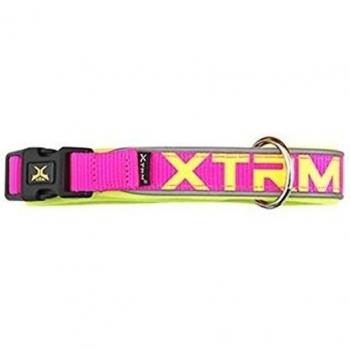 Nayeco Collar De Nylon X-trm Neón Flash Fucsia 45-55Cm X 25Mm