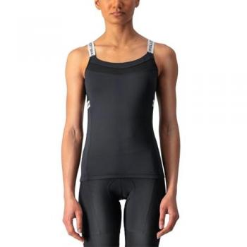 Castelli Women's Bavette Tank-Top, schwarz/weiss, L
