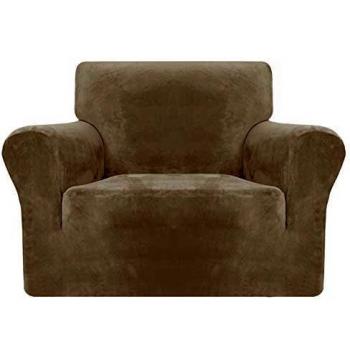 MAXIJIN 1 Seater Velvet Sofa Cover