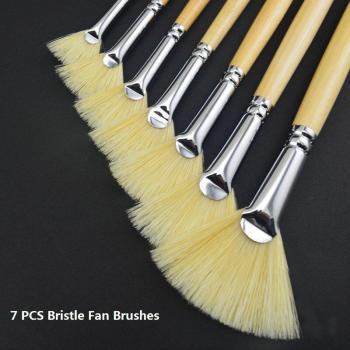 Set de pinceaux en soies SEALODAN pour peinture