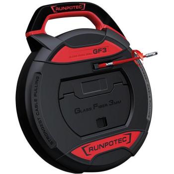 GF3 Cinta de Cable Doblada 50 m – Contador de Metros Runpotec