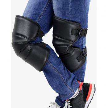 Black Knee Protectors for Winter Sports
