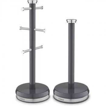 Tower Belle Mug Tree and Kitchen Roll Holder Set