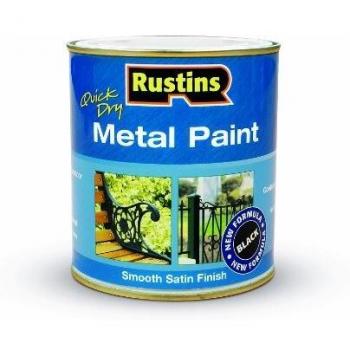 Rustins MPBK500 500ml Quick Dry Metal Paint