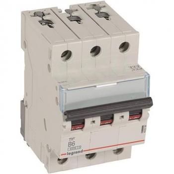 Disyuntor de alta corriente BTICINO S-303 3P B 6A TX3