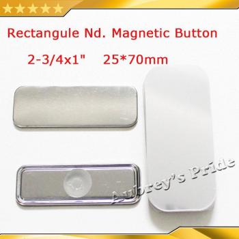 Botones Magnéticos de 25x70mm, 100 Juegos para Uso en Refrigeradores