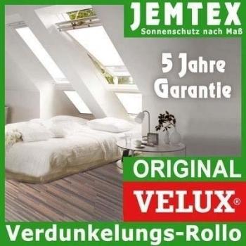 VELUX Verdunkelungsrollo 94x98 cm, Uni Weiß, manuell, P04