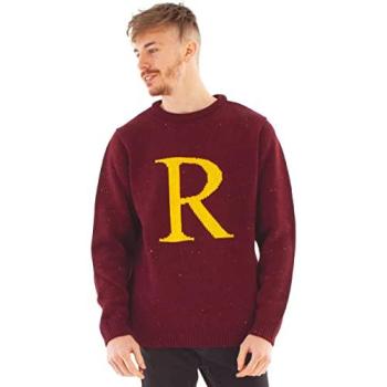 Red Adult Men's Harry Potter Holiday Jumper (M)