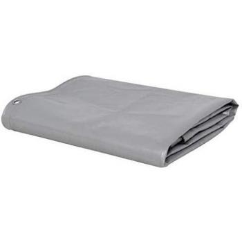 Vidaxl's Heavy Duty Grey Tarp 650 g/m², 4x4 m