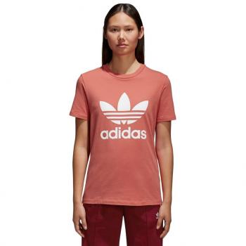 Rosso Trefoil T-Shirt Donna 46 adidas
