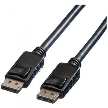 ROLINE DisplayPort 2 m – 1.2, 4K60Hz, Cable Negro