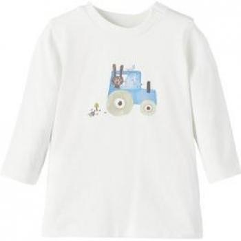 Camicia a maniche lunghe Nbmniklas White