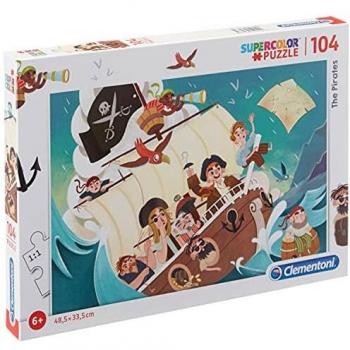 Puzzle de 104 piezas Piratas