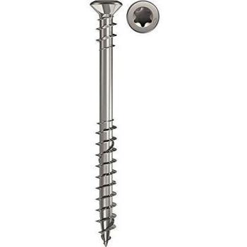 Power-Fast Terrassenschraube Edelstahl 5,5 x 80