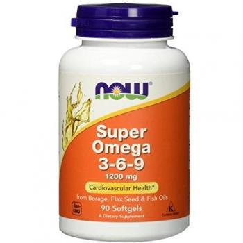 NOW Foods Omega 3-6-9 90 Gélules