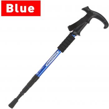 Non-Slip Rubber Grip Walking Stick 53-110cm