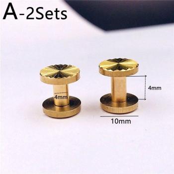 DIY Leather Craft Screw Nail Rivets Set