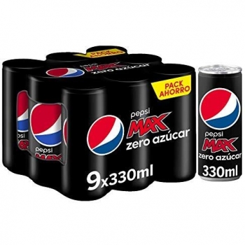 Pepsi MAX Zero Azúcar, Lata de 330 ml (Pack Familiar)