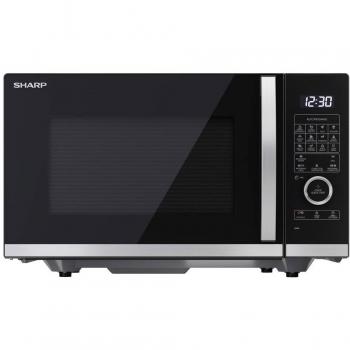 Sharp YC-QC254AE-B Mikrowelle mit Grill und Heißluft