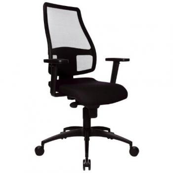 Topstar SN100 T20 Brodrehstuhl Synchro Net, schwarz