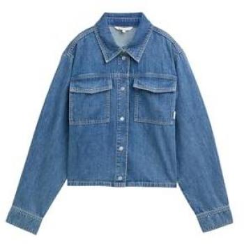 TOM TAILOR Denim Jeansbluse mit praktischen Brusttaschen