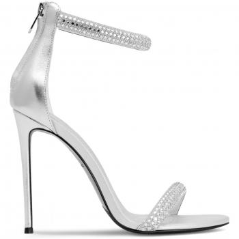 Eva Minge Sandalen in Silber MARGUERITE-2360-103