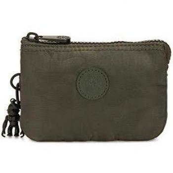 Kipling CREATIVITY S, Monedero casual para mujer, Verde (SATIN CAMO)