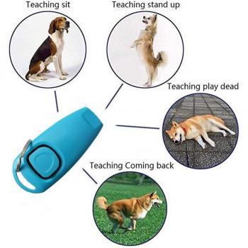 Silbato bonito para perros y llavero