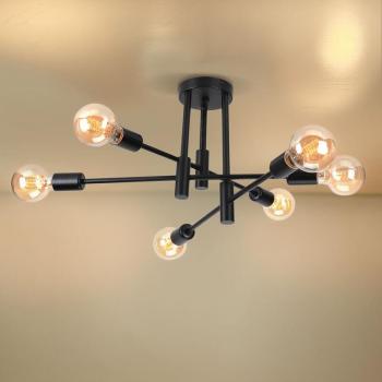 Elegante Deckenlampe mit 6 Lichtquellen