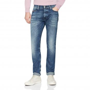 Diesel Tepphar Jeans Tapered Hombre, Denim Azul