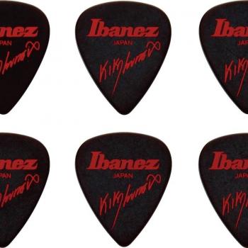 Médiators Ibanez Kiko Loureiro 1,2 mm Rouge