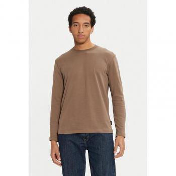 Maglietta Sisley Marrone Regular Fit Maniche Lunghe M