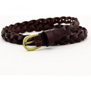 Ceinture Couture en Cuir – Tressée, 6 Nuances