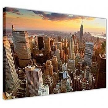 Lienzo Enmarcado Arte Moderno Nueva York 40x30