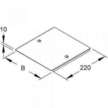 Niedax Deckel „Rundbogen“ RFDDV 110.200 – Bogen für 4013339927982 Kabeltragsystem