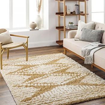 Surya Teppich Hochflor SOCHI, 160 x 220 cm, 52 mm, Grau