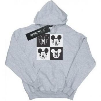 Mickey Mouse Smiling Squares Hoodie für Frauen XL