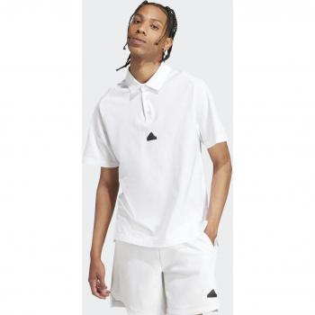 Polo corto adidas Z.N.E. Premium blanco