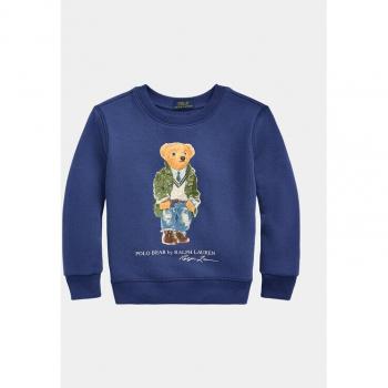Sudadera Azul con Oso Polo Ralph Lauren