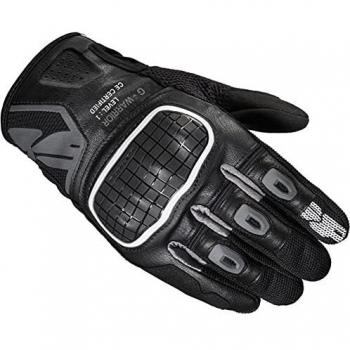 Spidi G-Warrior Guanti Moto in Tessuto CE Nero Grigio XL