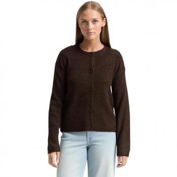 TOM TAILOR Cosy Cardigan mit Rundhalsausschnitt