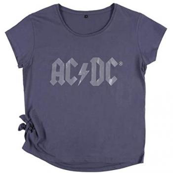 Camiseta negra ACDC en tela ligera talla S