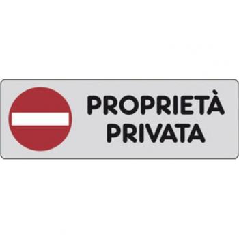 10 Étiquettes de Signalisation 150x50 Propriété Privée