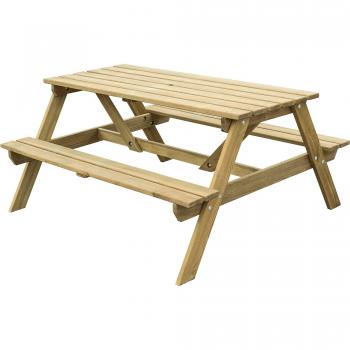 Rowlinson 5ft 6-Seater Pressure Treated Wood Picnic Bench
