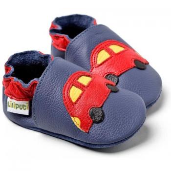 Weiche Kidschuh „Blue Car Liliputi V8“ – Jungenmodell