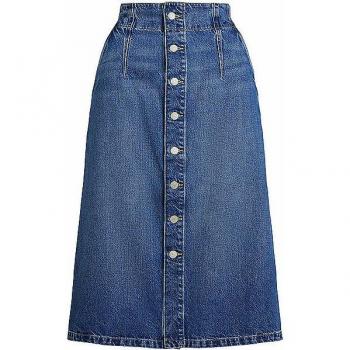 Polo Ralph Lauren Damen Jeansrock Blau Regular Fit – Classic Cut (Nummer 211959036001)