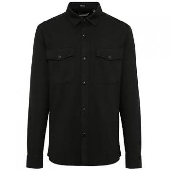 Mavi Herren Langarmhemd LONG SLEEVE SHIRT in Schwarz Größe M