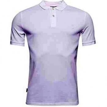 Polo Bio Coton Piqué Micro Light Optique Homme Superdry XXXL