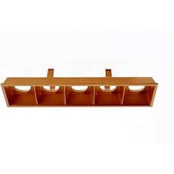 Gold‑Deko‑Light Ceti 5 Reflektor (Kunststoff) – 123 × 22 × 30 mm